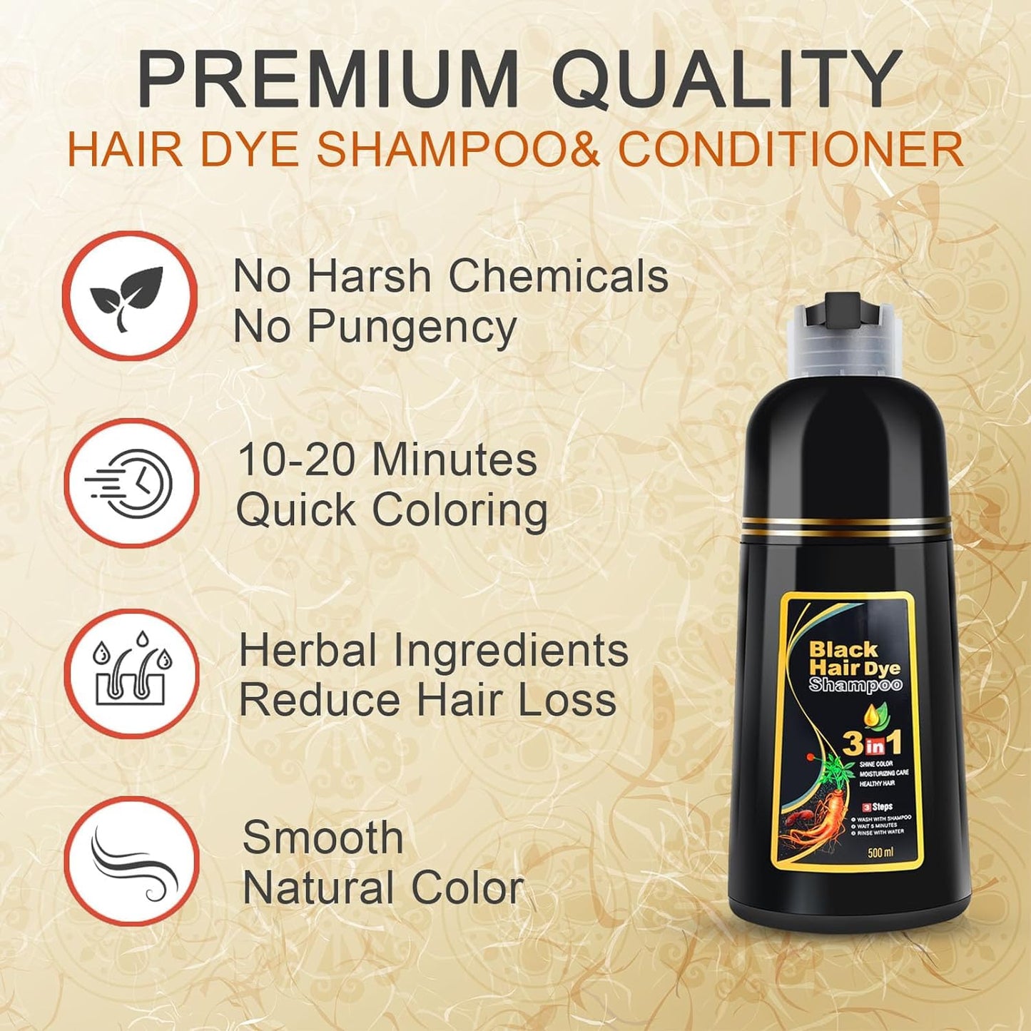SILKPULSE™️ HAIR DYE SHAMPOO - 300 ml