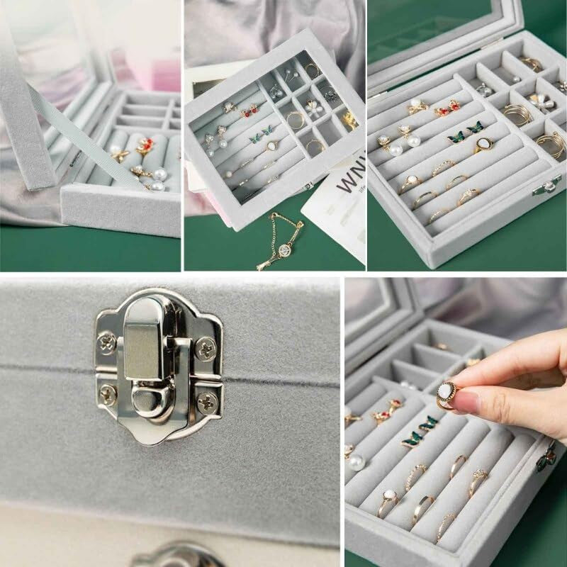 Velvet Jewelry Box – Elegant Storage for Your Precious Treasures