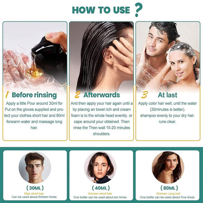 SILKPULSE™️ HAIR DYE SHAMPOO - 300 ml